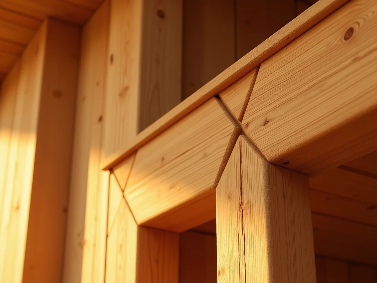 Architectural joinery detail — BAA-exempt by construction